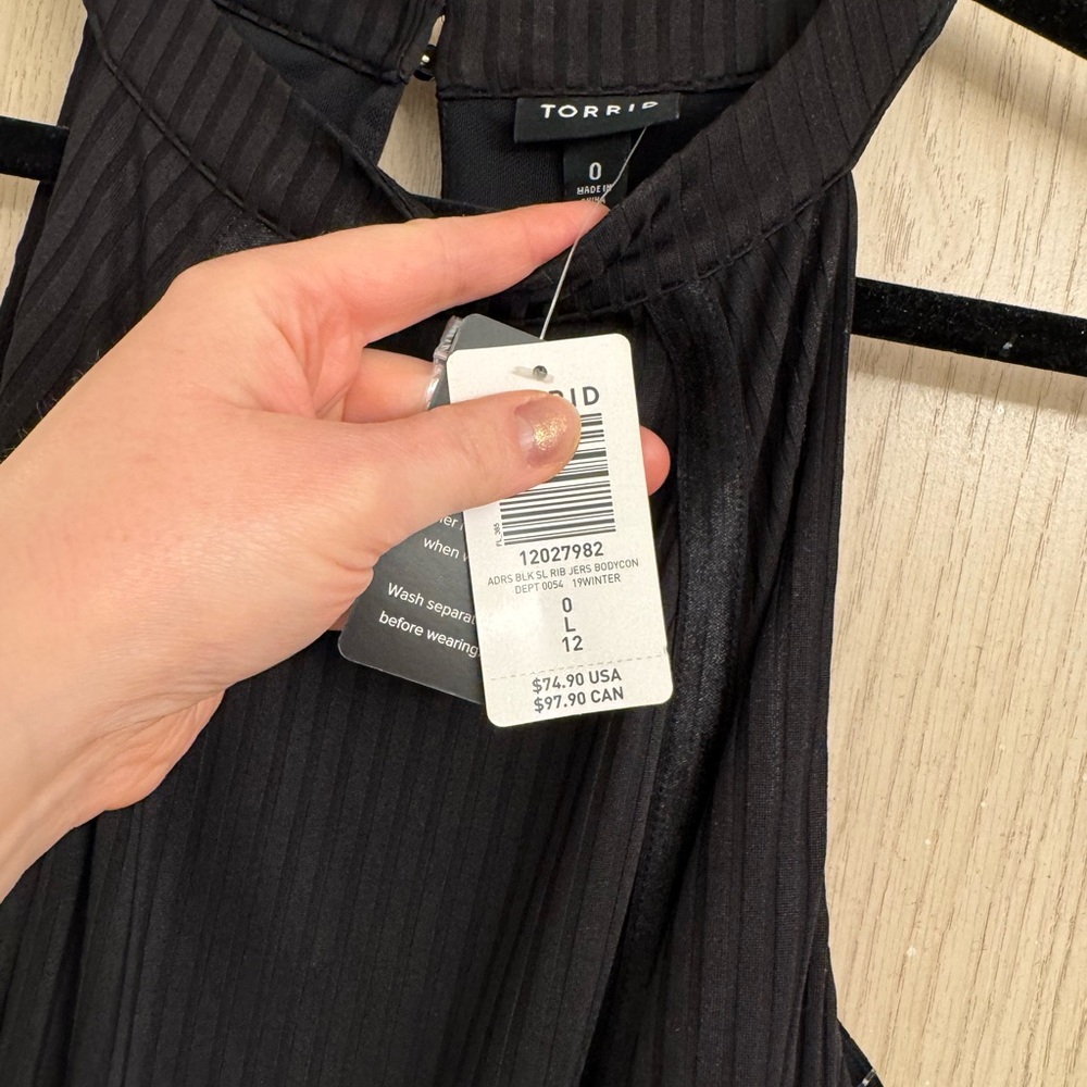 Black Sleeveless Torrid Dress - Picture 5 of 5